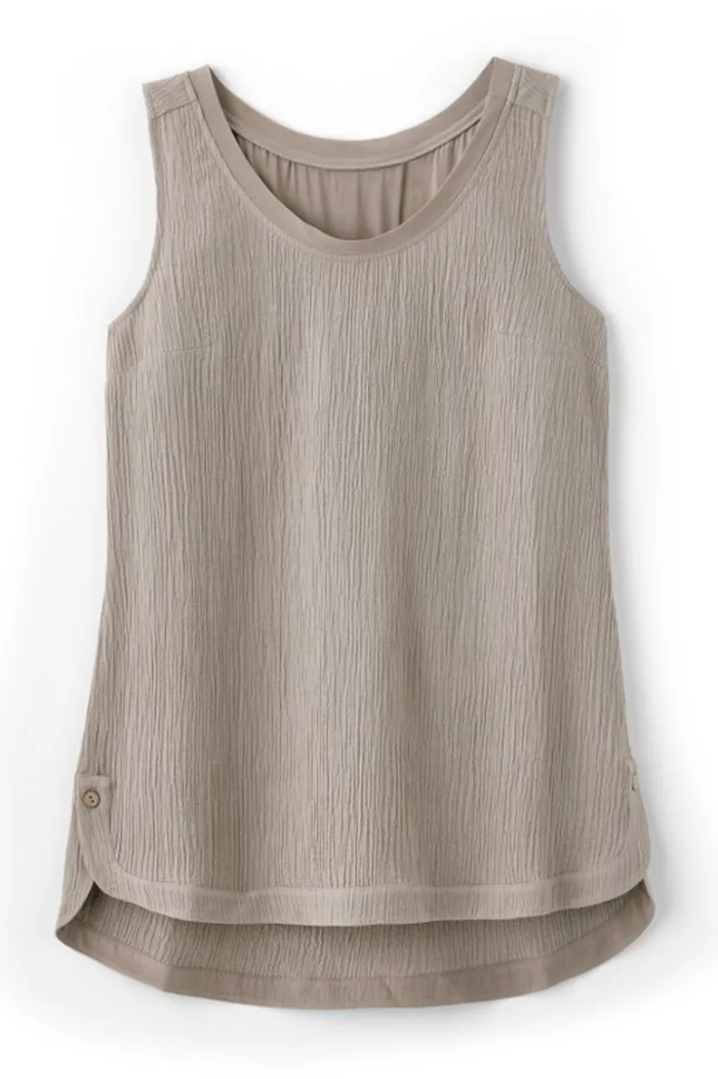 Camiseta Oceánica de Gasas Suaves - Confort y Estilo por Soft Surroundings