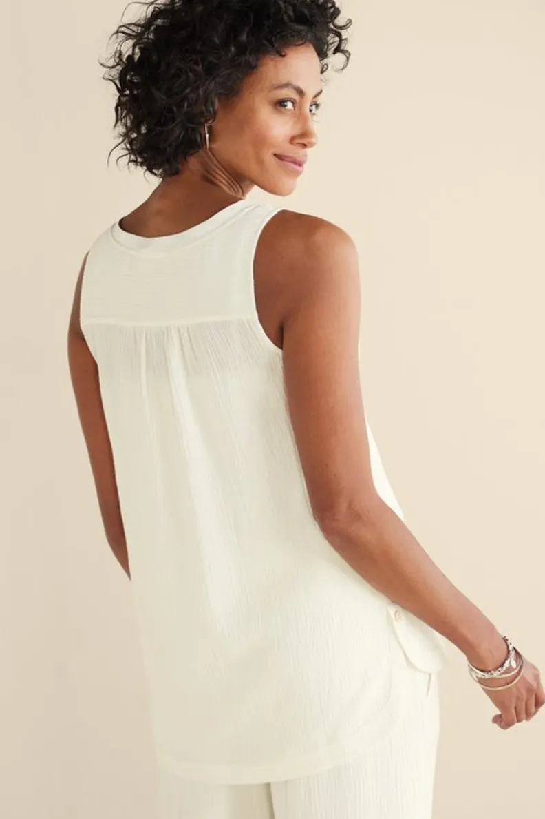 Camiseta Oceánica de Gasas Suaves - Confort y Estilo por Soft Surroundings
