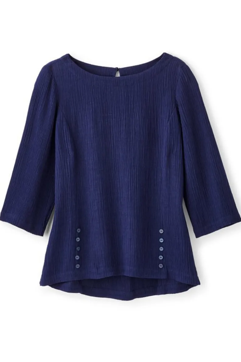 Elegante Túnica Oceo en Gasas Suaves - Conjuntos de Blusas y Leggings para Estilo Cómodo - Soft Surroundings