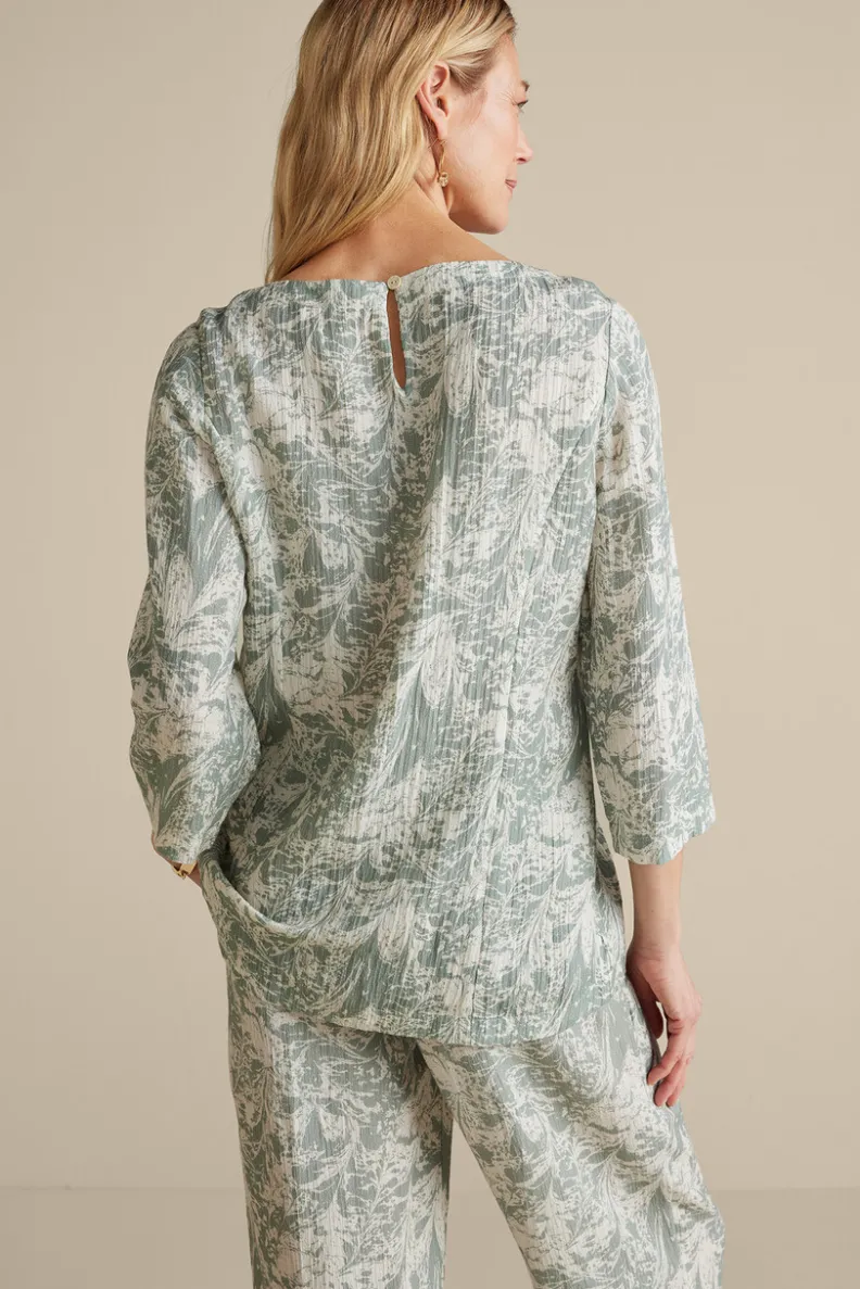 Elegante Túnica Oceo en Gasas Suaves - Conjuntos de Blusas y Leggings para Estilo Cómodo - Soft Surroundings
