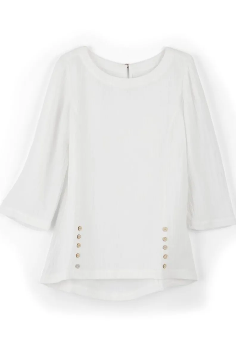 Elegante Túnica Oceo en Gasas Suaves - Conjuntos de Blusas y Leggings para Estilo Cómodo - Soft Surroundings