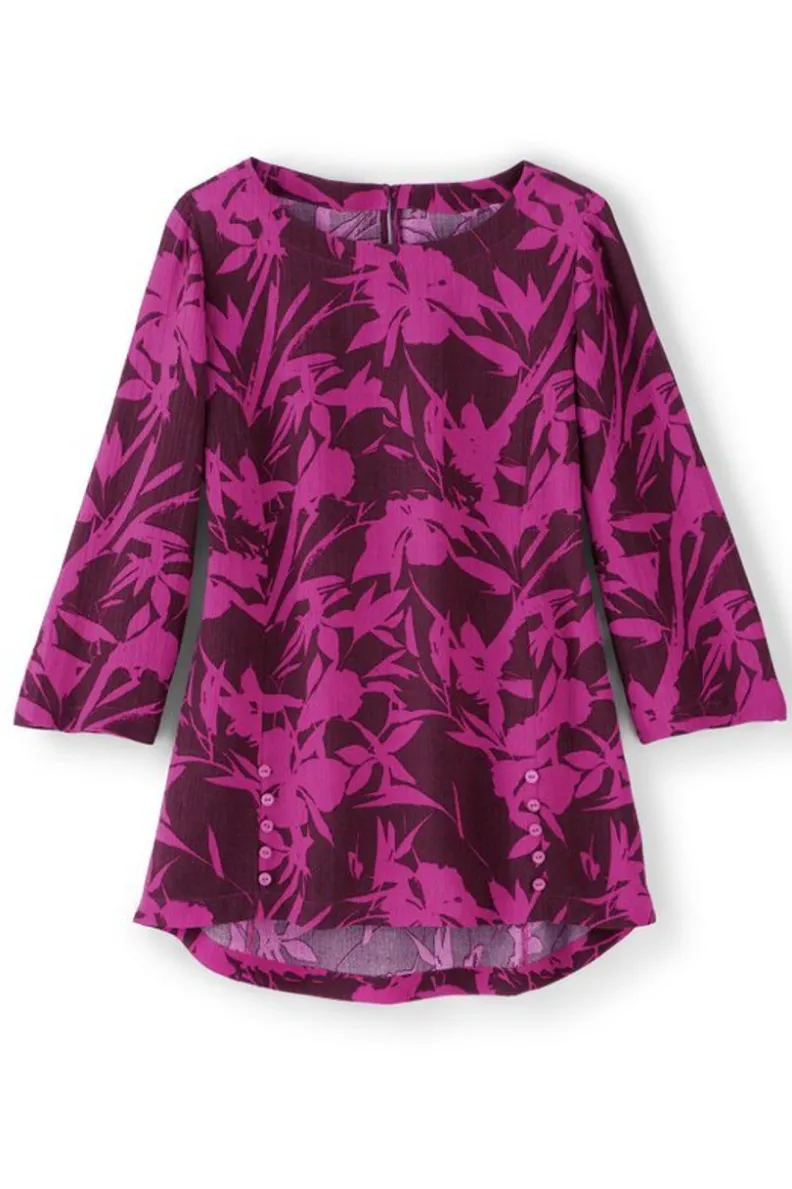 Elegante Túnica Oceo en Gasas Suaves - Conjuntos de Blusas y Leggings para Estilo Cómodo - Soft Surroundings