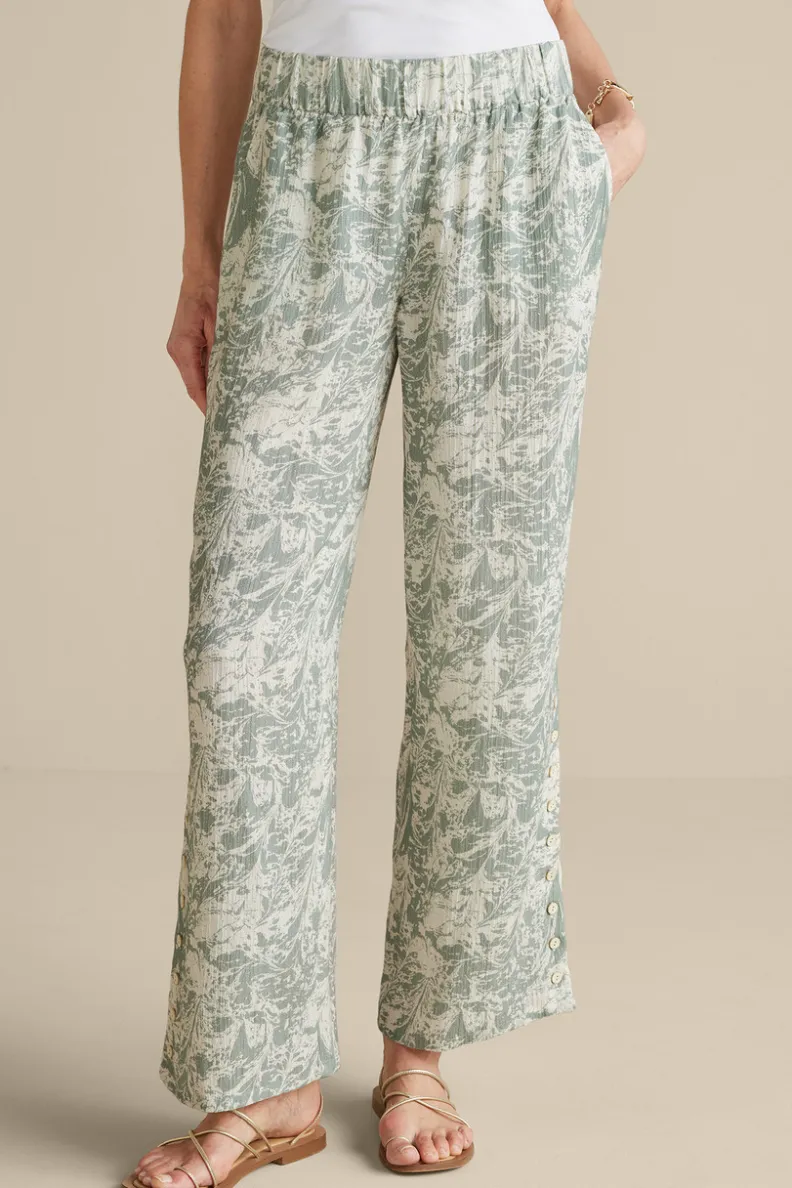 Pantalones anchos en gasa transpirable - Diseño relajado Oceo para días de verano (Colección Soft Surroundings)

(：1. 2. 3. 4. 5. 6.）