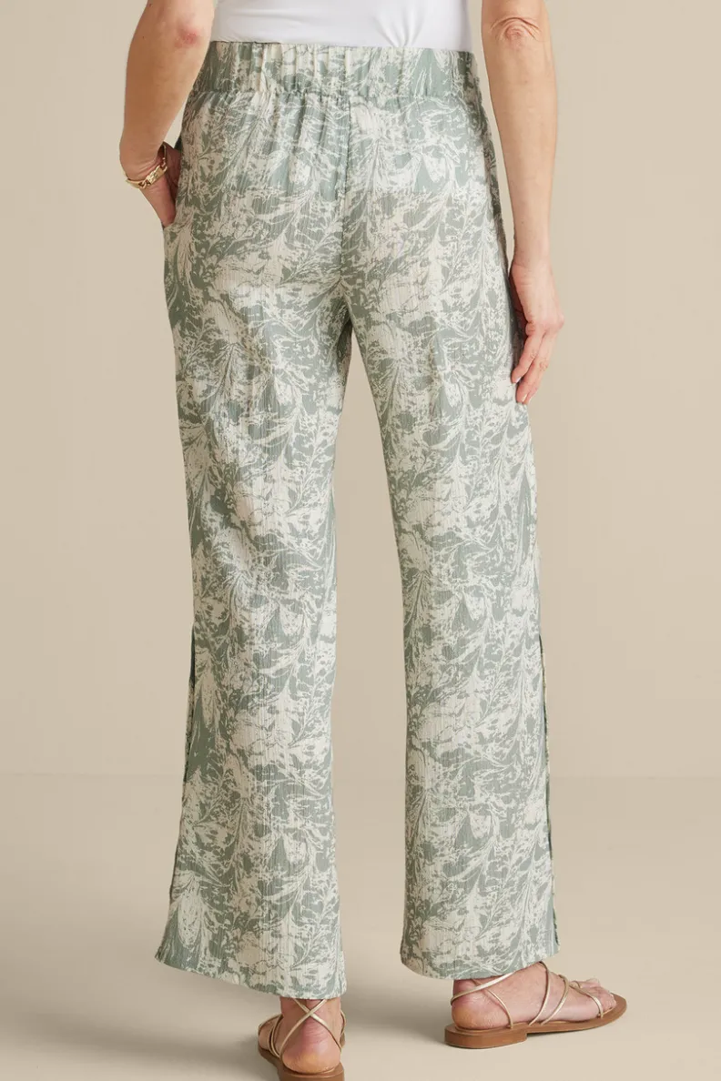 Pantalones anchos en gasa transpirable - Diseño relajado Oceo para días de verano (Colección Soft Surroundings)

(：1. 2. 3. 4. 5. 6.）