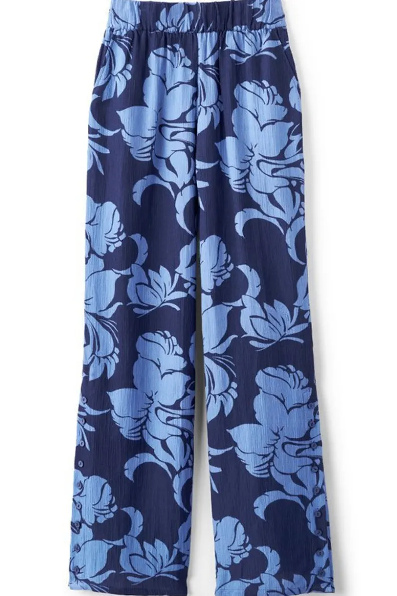 Pantalones anchos en gasa transpirable - Diseño relajado Oceo para días de verano (Colección Soft Surroundings)

(：1. 2. 3. 4. 5. 6.）