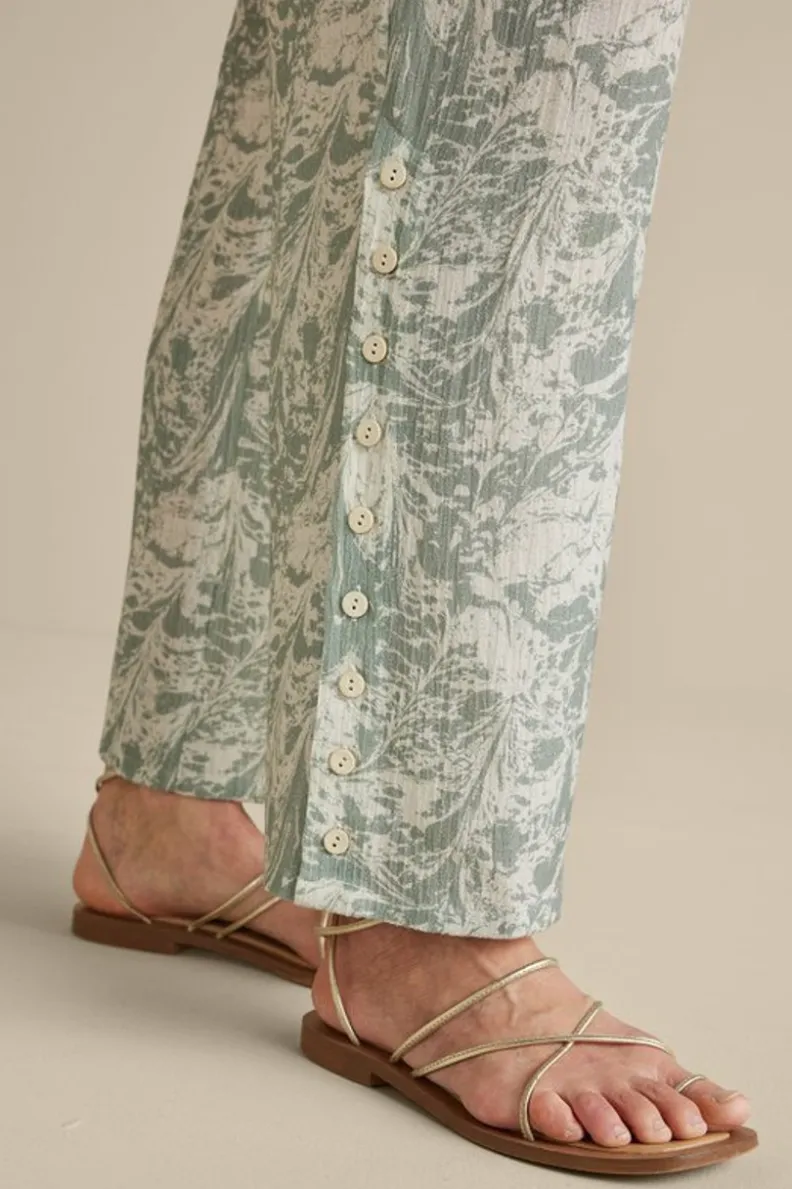 Pantalones anchos en gasa transpirable - Diseño relajado Oceo para días de verano (Colección Soft Surroundings)

(：1. 2. 3. 4. 5. 6.）