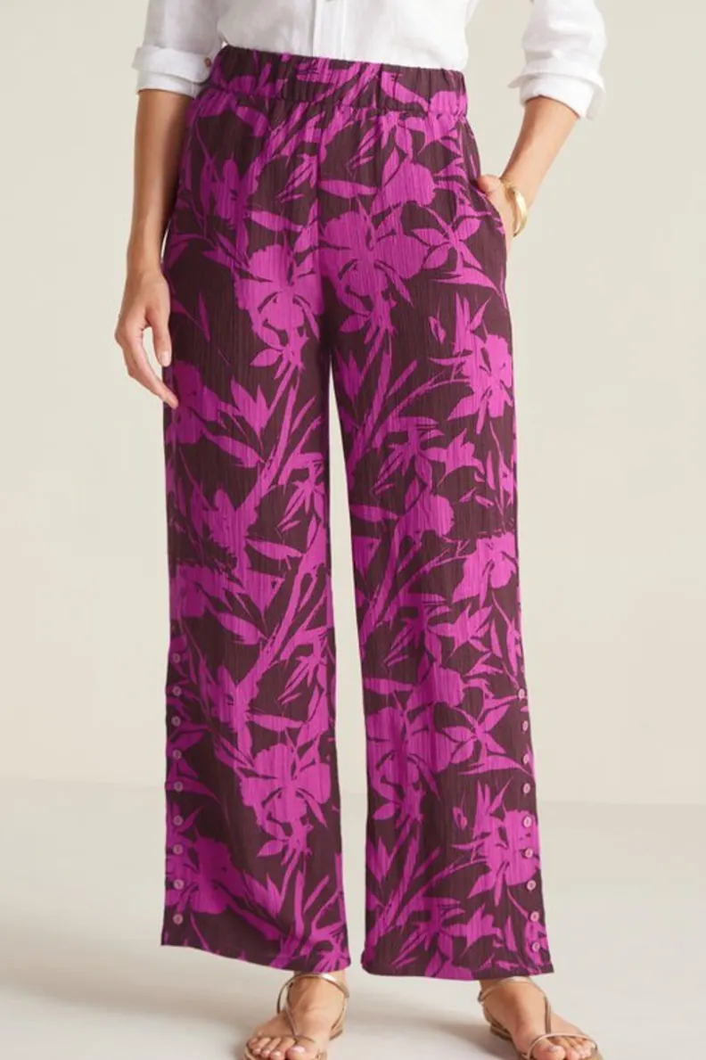 Pantalones anchos en gasa transpirable - Diseño relajado Oceo para días de verano (Colección Soft Surroundings)

(：1. 2. 3. 4. 5. 6.）