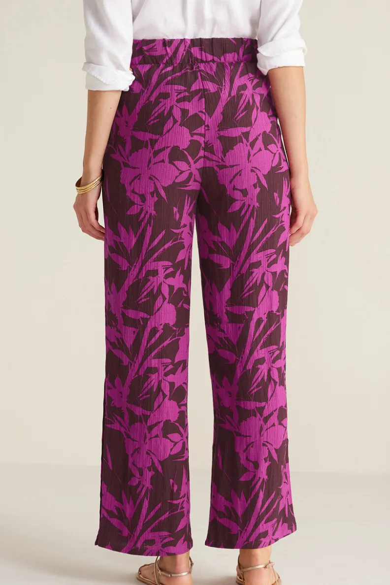 Pantalones anchos en gasa transpirable - Diseño relajado Oceo para días de verano (Colección Soft Surroundings)

(：1. 2. 3. 4. 5. 6.）