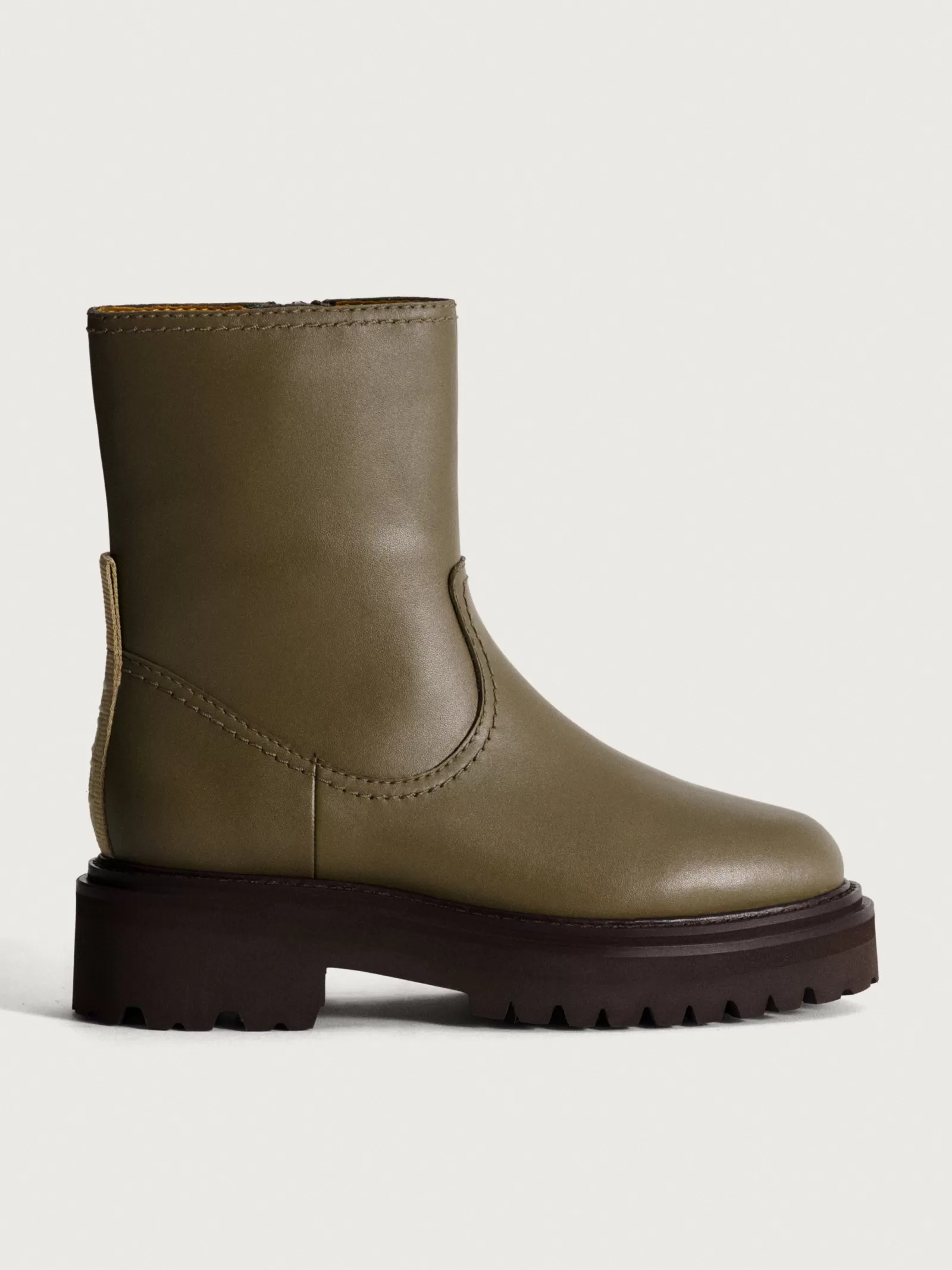 Botas Elegantes de Cuero Verde HOFF OFFICE - Botines Confortables para Mujer