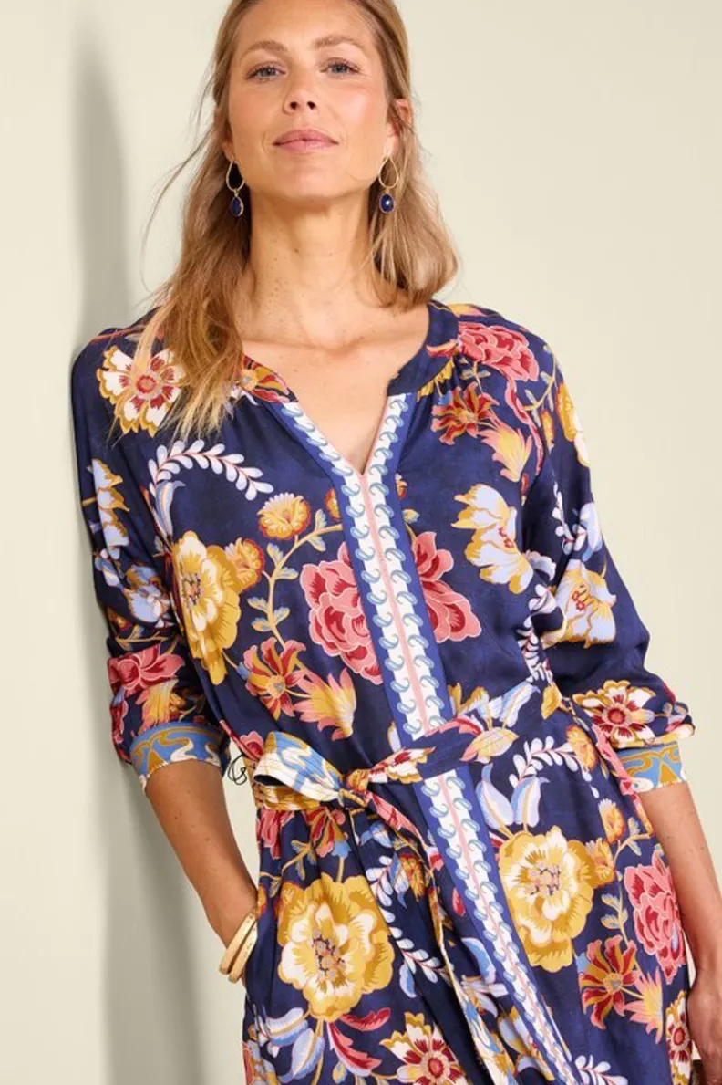 Vestido Largo Veraniego Ohana - Diseño Floral Akrotiri by Soft Surroundings