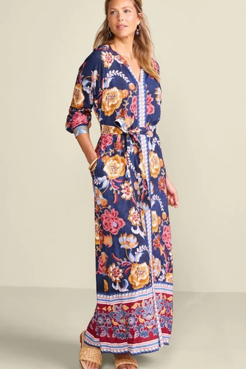 Vestido Largo Veraniego Ohana - Diseño Floral Akrotiri by Soft Surroundings