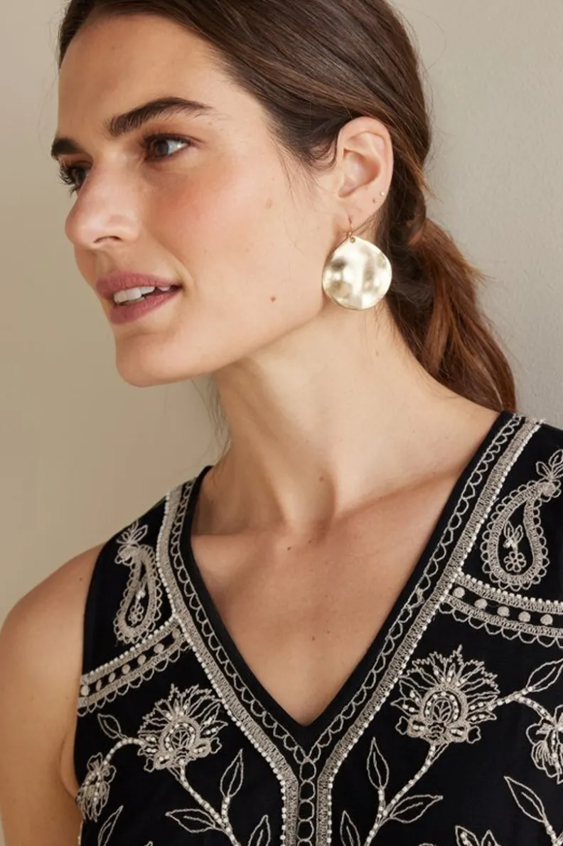 Vestido Olivia Largo en Negro - Elegancia Casual de Soft Surroundings