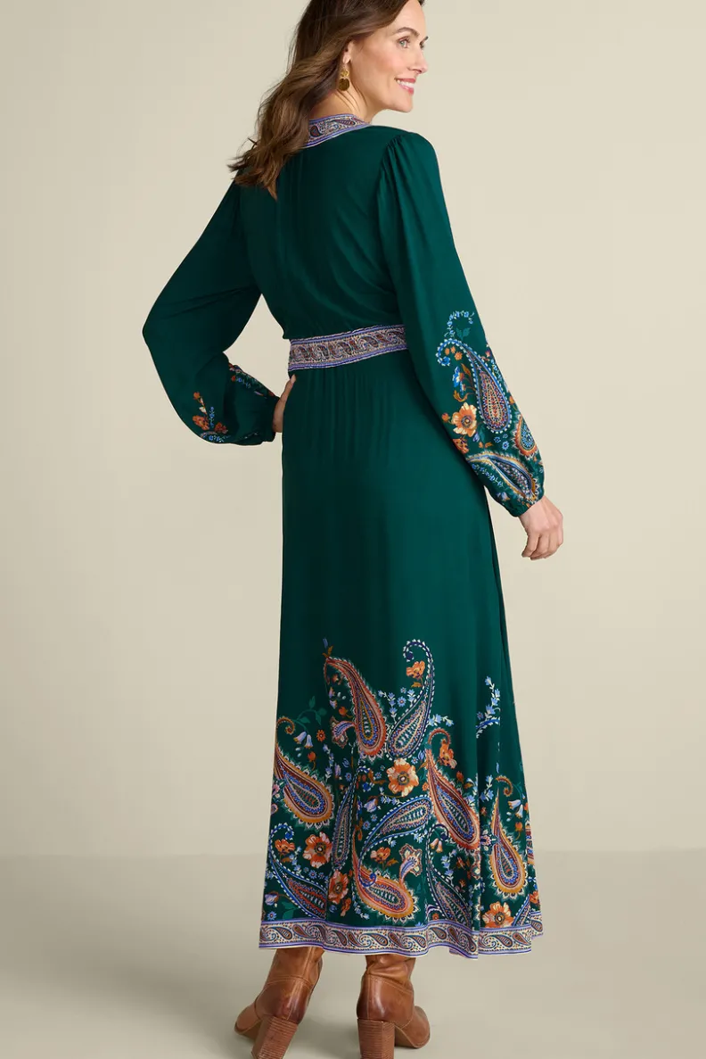 Vestido largo Parry con pañuelo toscano coordinado - Elegancia casual de Soft Surroundings
