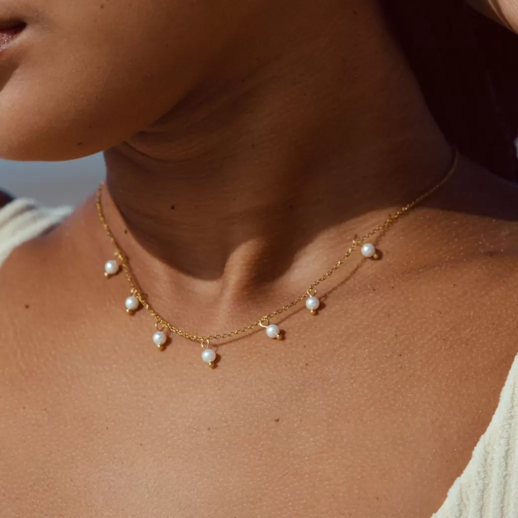 ¡Edición Limitada! Collar Gota de Perla Elegante - Descuento Relámpago en Joyería Atolea