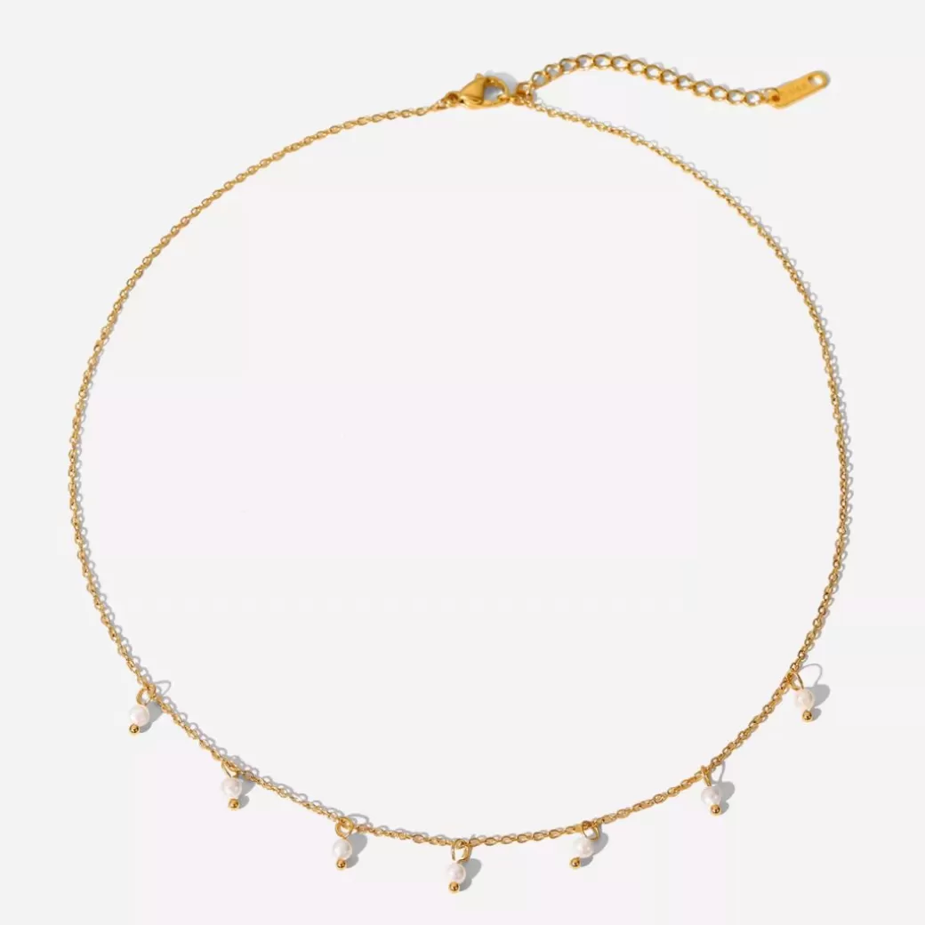 ¡Edición Limitada! Collar Gota de Perla Elegante - Descuento Relámpago en Joyería Atolea