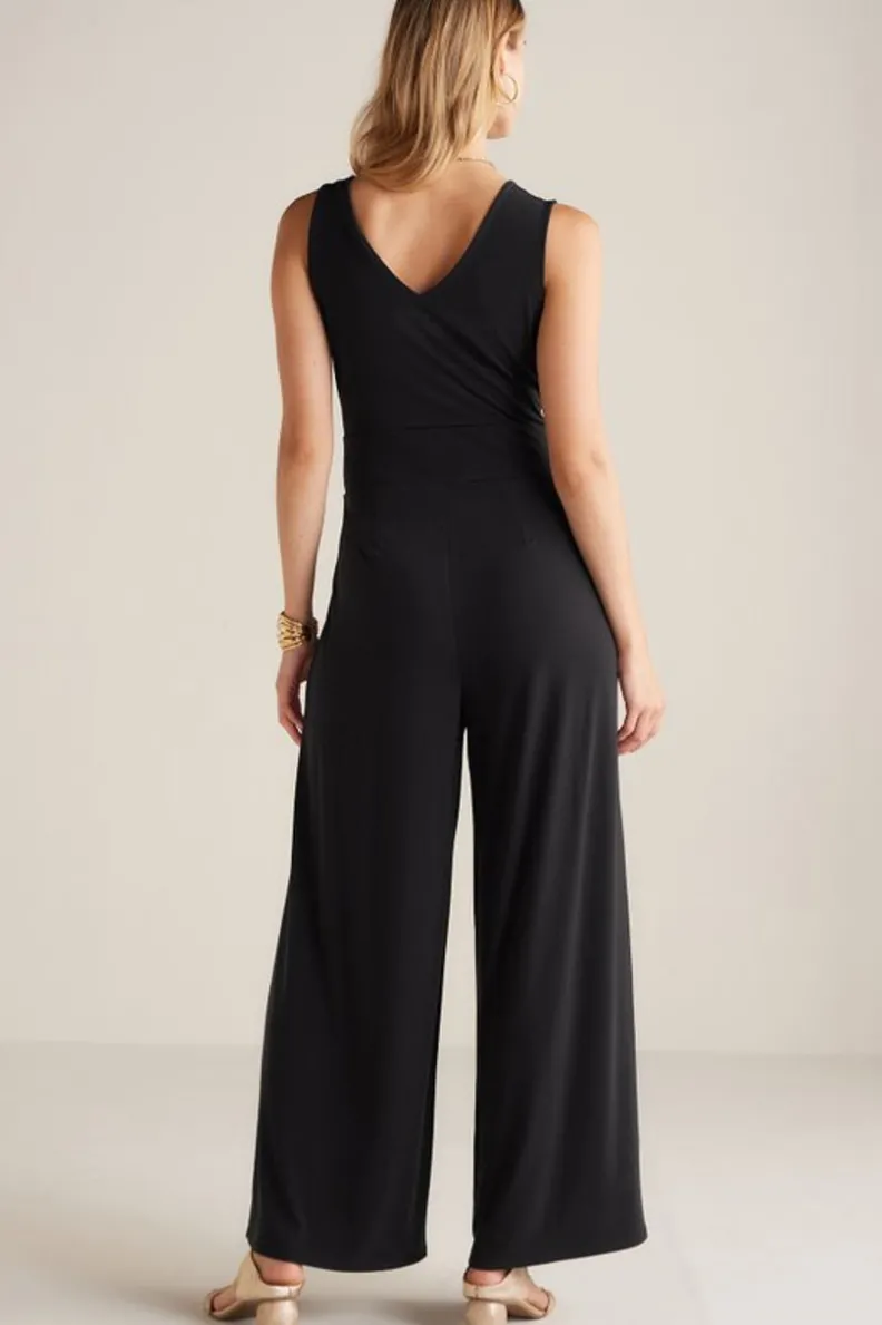 Mono Negro Penelope - Conjuntos Elegantes de Soft Surroundings | Vestidos y Enterizos con Estilo Versátil para Mujer
