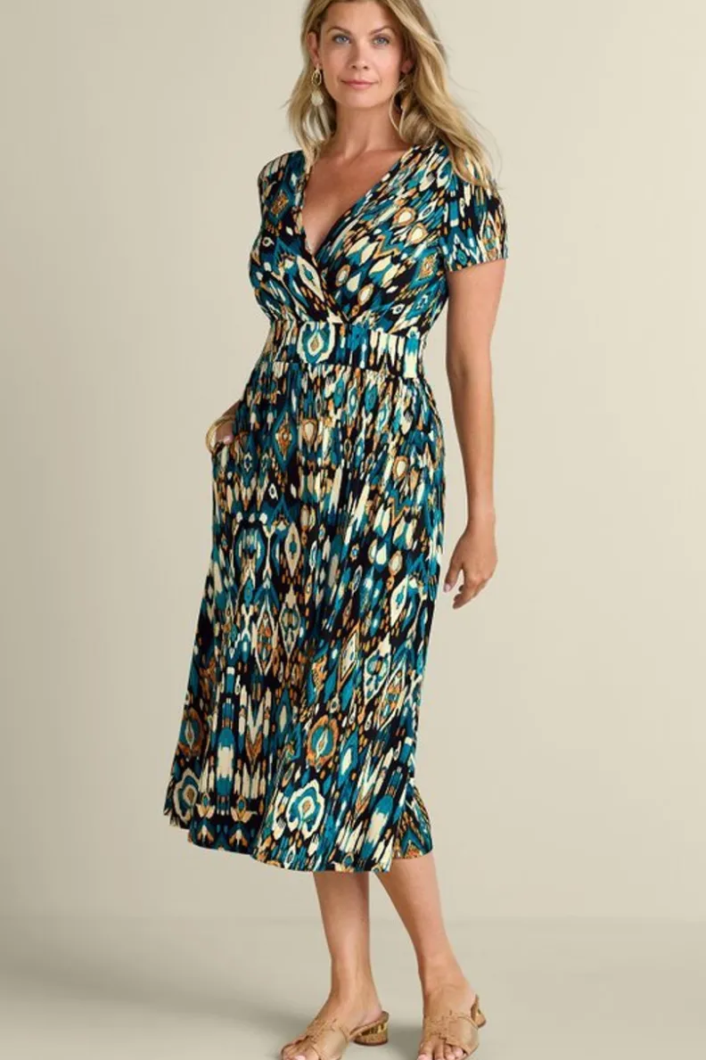Vestido Midilargo Penelope con Toque Bohémico - Soft Surroundings en Tejido Fluido Primaveral