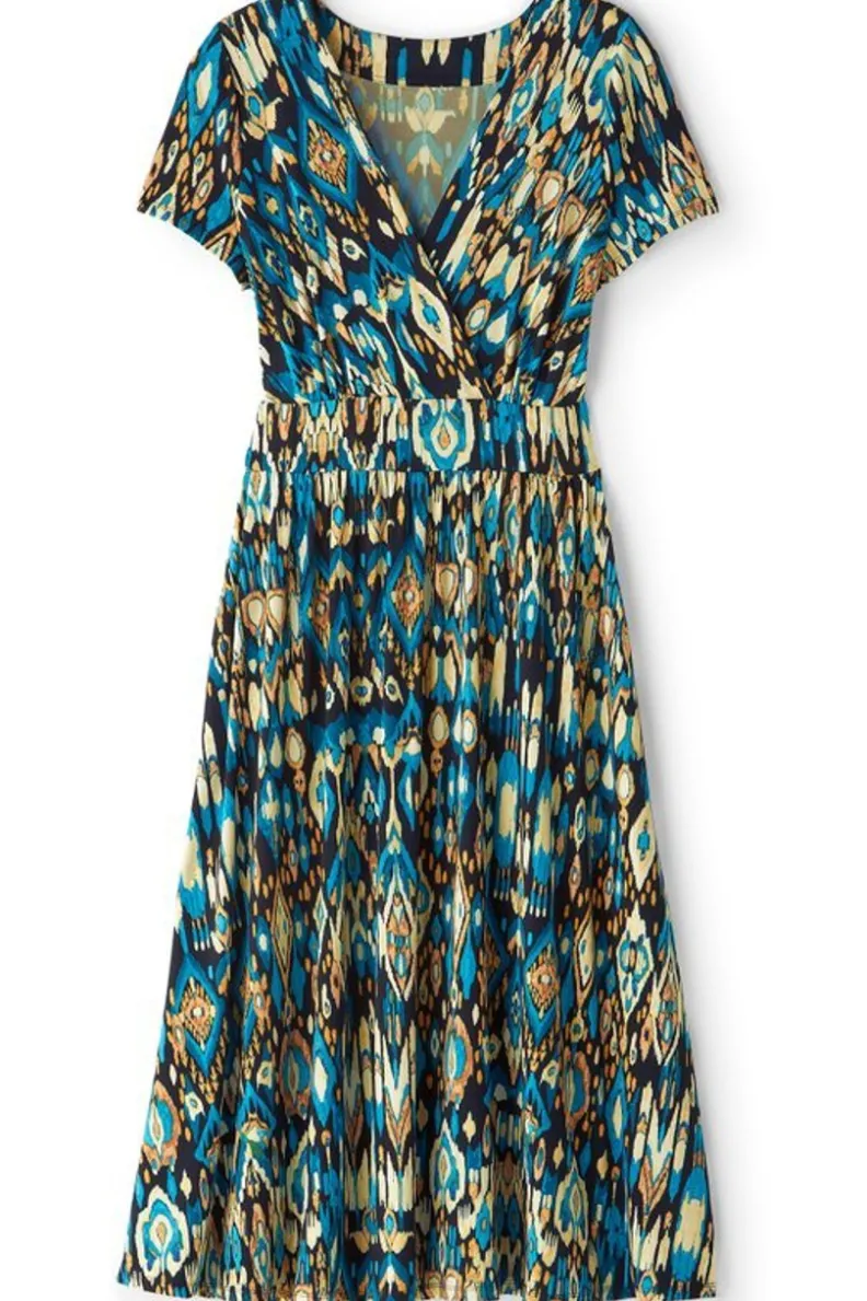 Vestido Midilargo Penelope con Toque Bohémico - Soft Surroundings en Tejido Fluido Primaveral