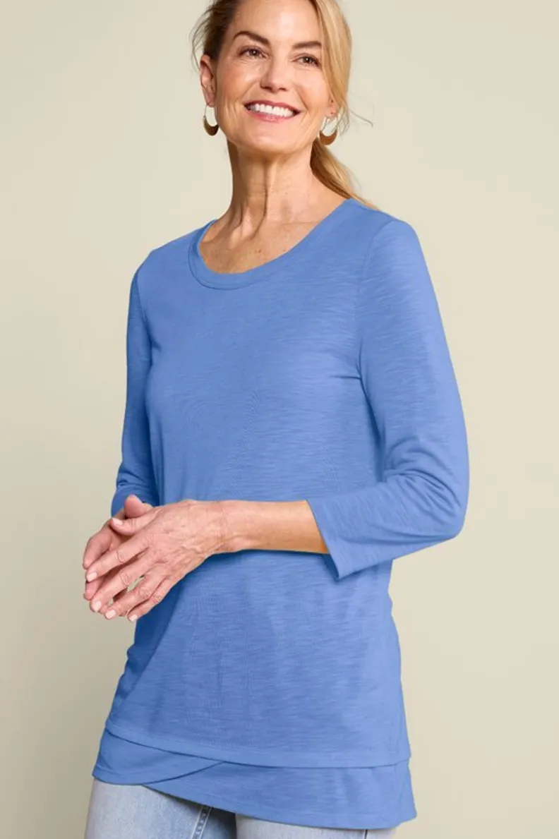 Blusas y Túnicas Casuales con Leggings - Conjunto Cómodo Petunia de Soft Surroundings