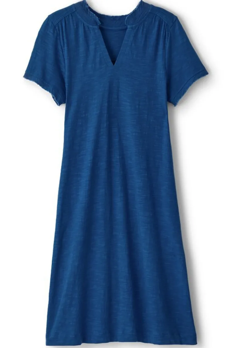Vestido Corto Presley en Azul Zafiro - Elegancia Casual de Soft Surroundings