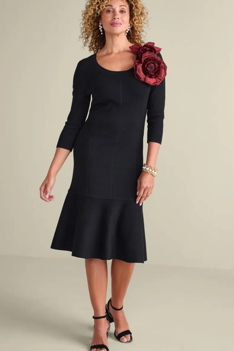 Vestido Raffinato Ébano - Elegancia suave y envolvente de Soft Surroundings