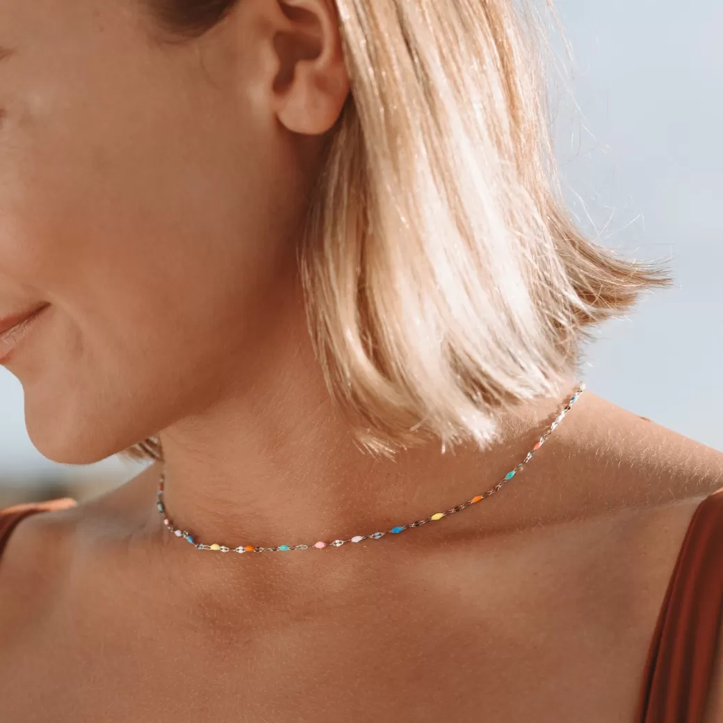 Colgante Arcoíris Joyería Atolea - Collar Delicado con Precio Accesible