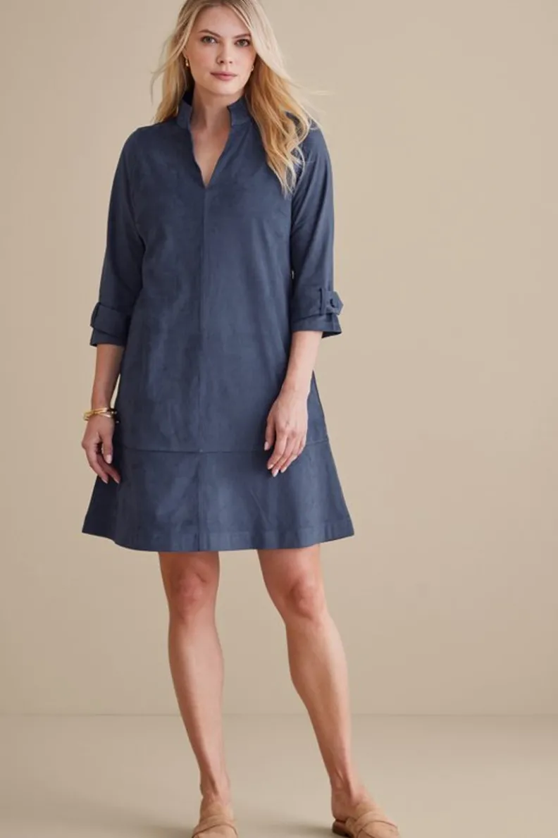 Vestido Rani en Piel Ecológica - Diseño Versátil de Soft Surroundings para Mujer