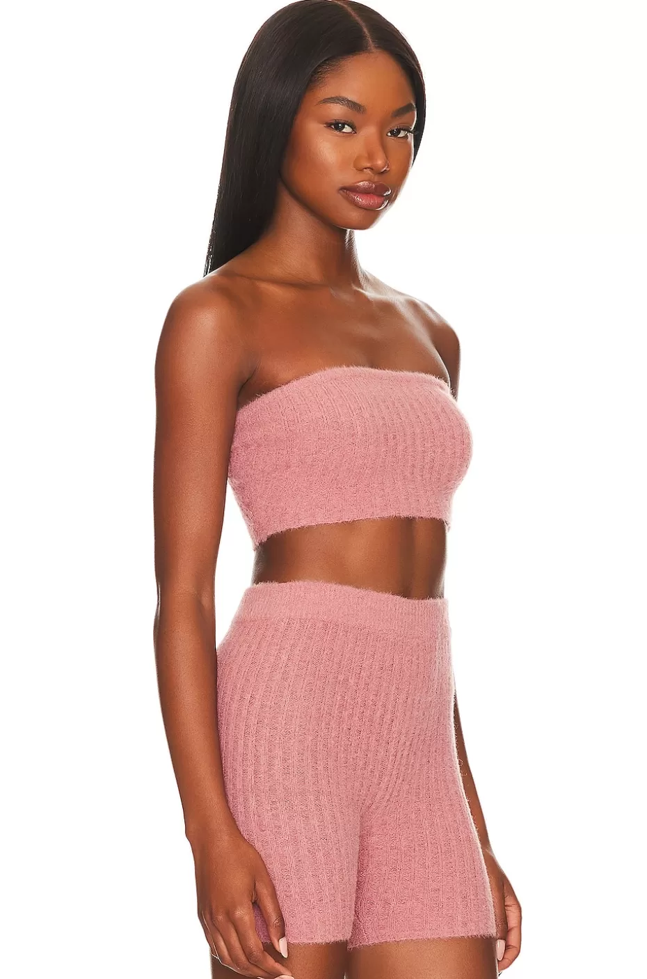 Amantes y Amigos - Top Crop Tubo Reina con Tirantes Finos para Looks de Verano
