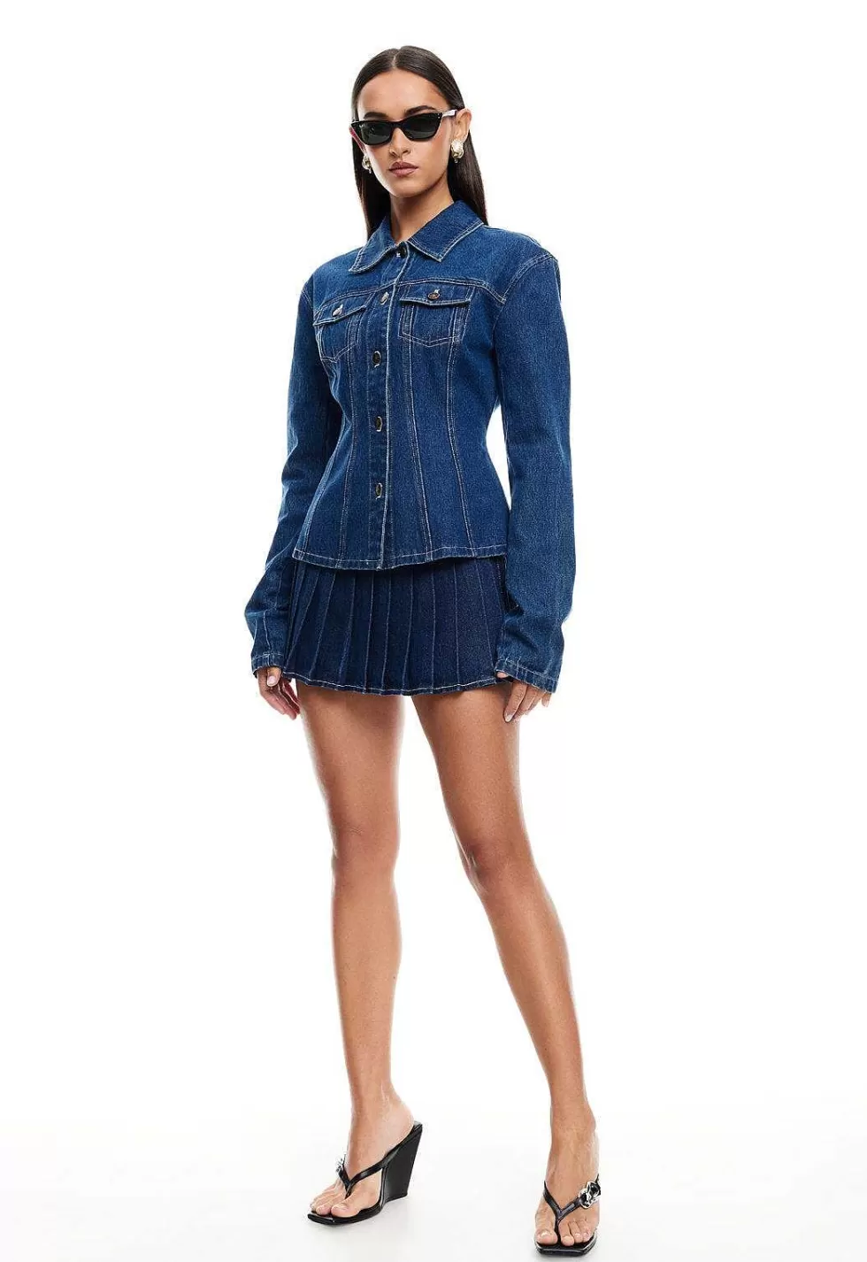 ¡Chaqueta de Denim con Estampado de Leona Motera - Oferta Especial Limitada!