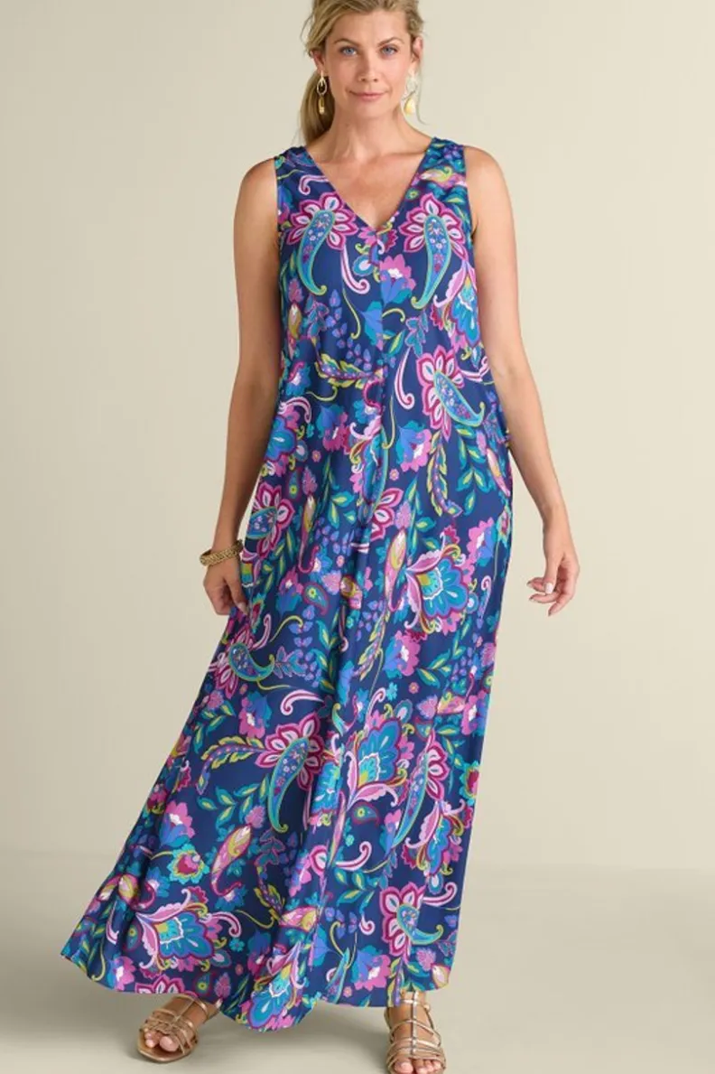 Vestido Largo Rosalía Bohemio - Estampado Paisley Inspirado en San Francisco por Soft Surroundings