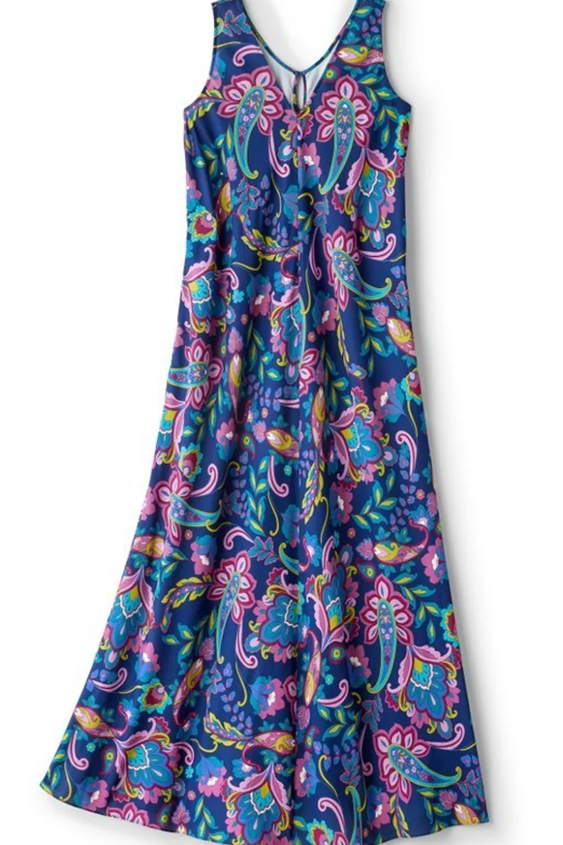Vestido Largo Rosalía Bohemio - Estampado Paisley Inspirado en San Francisco por Soft Surroundings
