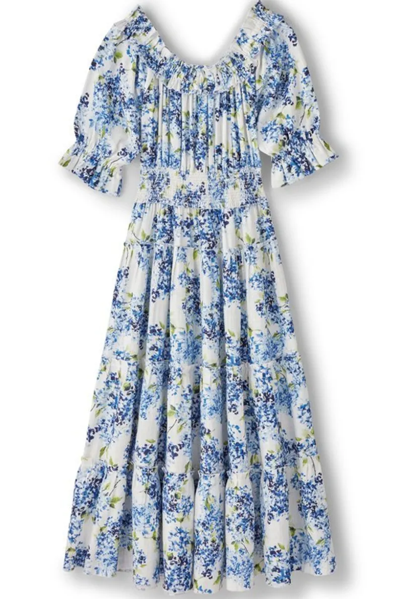 Vestido Largo Fluido Rosana en Tono Glicina Suave - Elegancia Primaveral con Comodidad Entornos Suaves