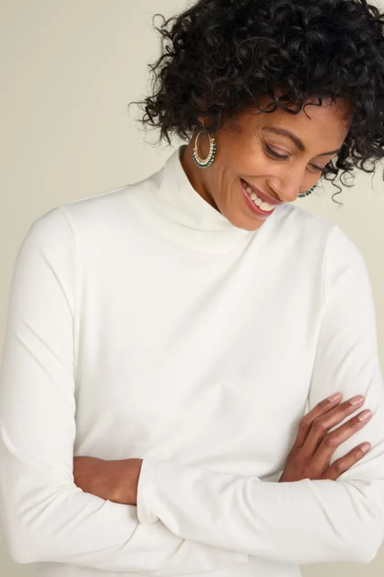 Jerséis Sandie de Punto Acogedor - Cuello Alto con Detalles Soft Surroundings