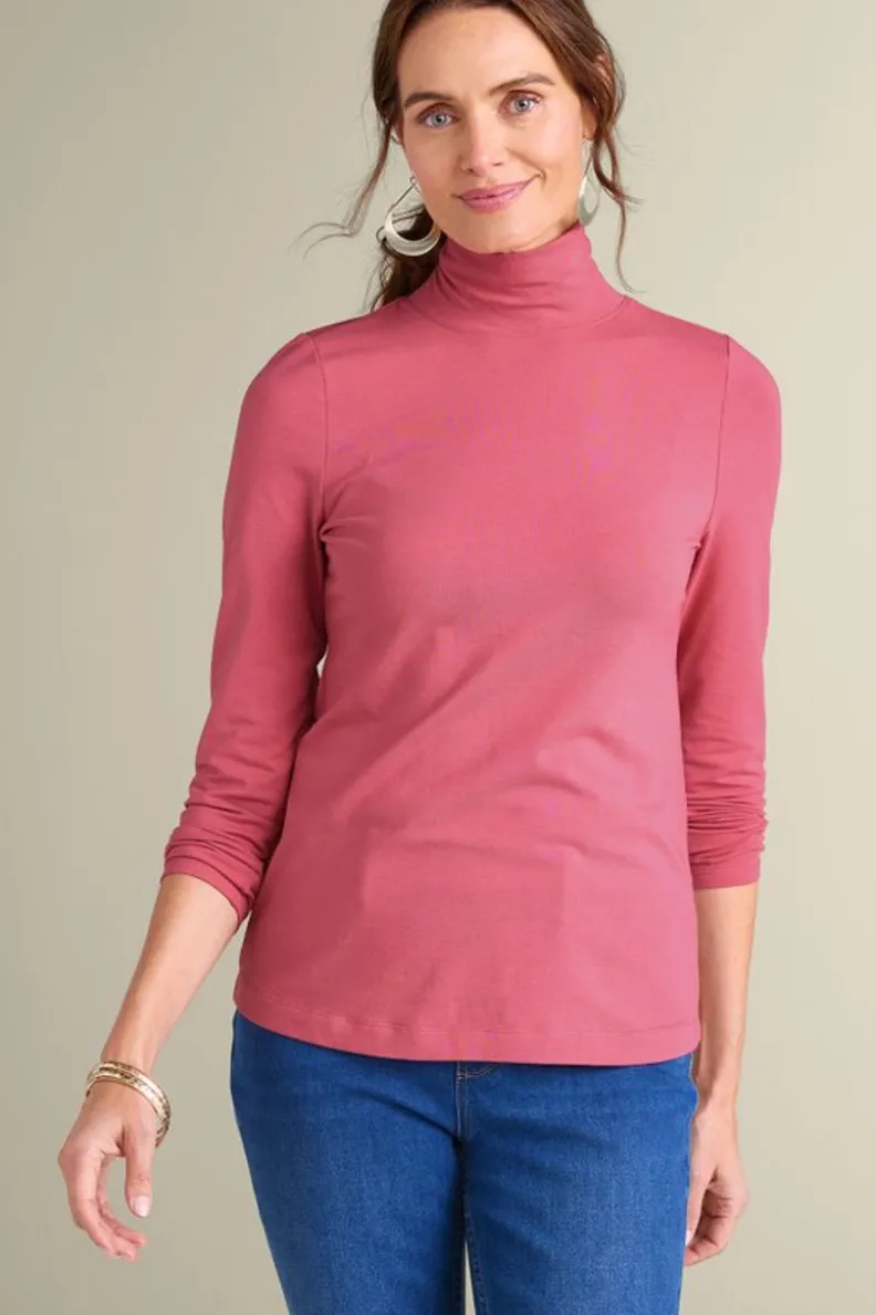Jerséis Sandie de Punto Acogedor - Cuello Alto con Detalles Soft Surroundings