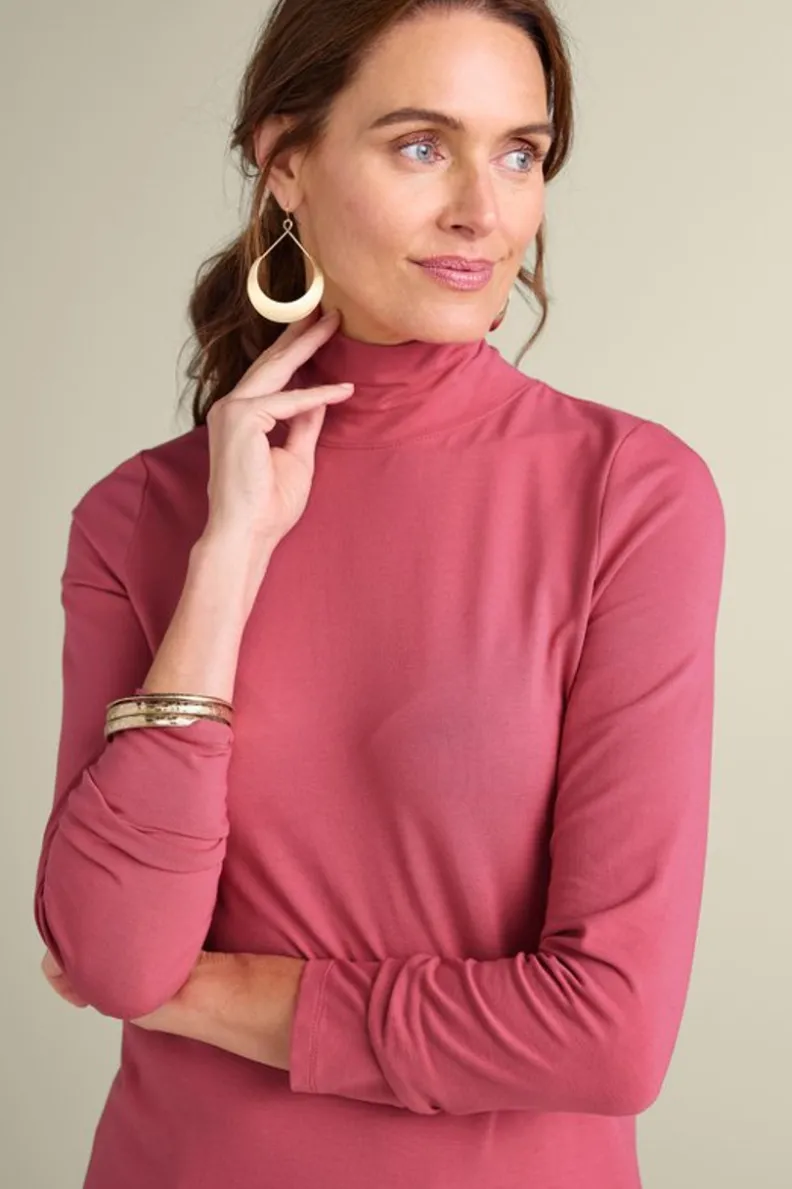 Jerséis Sandie de Punto Acogedor - Cuello Alto con Detalles Soft Surroundings