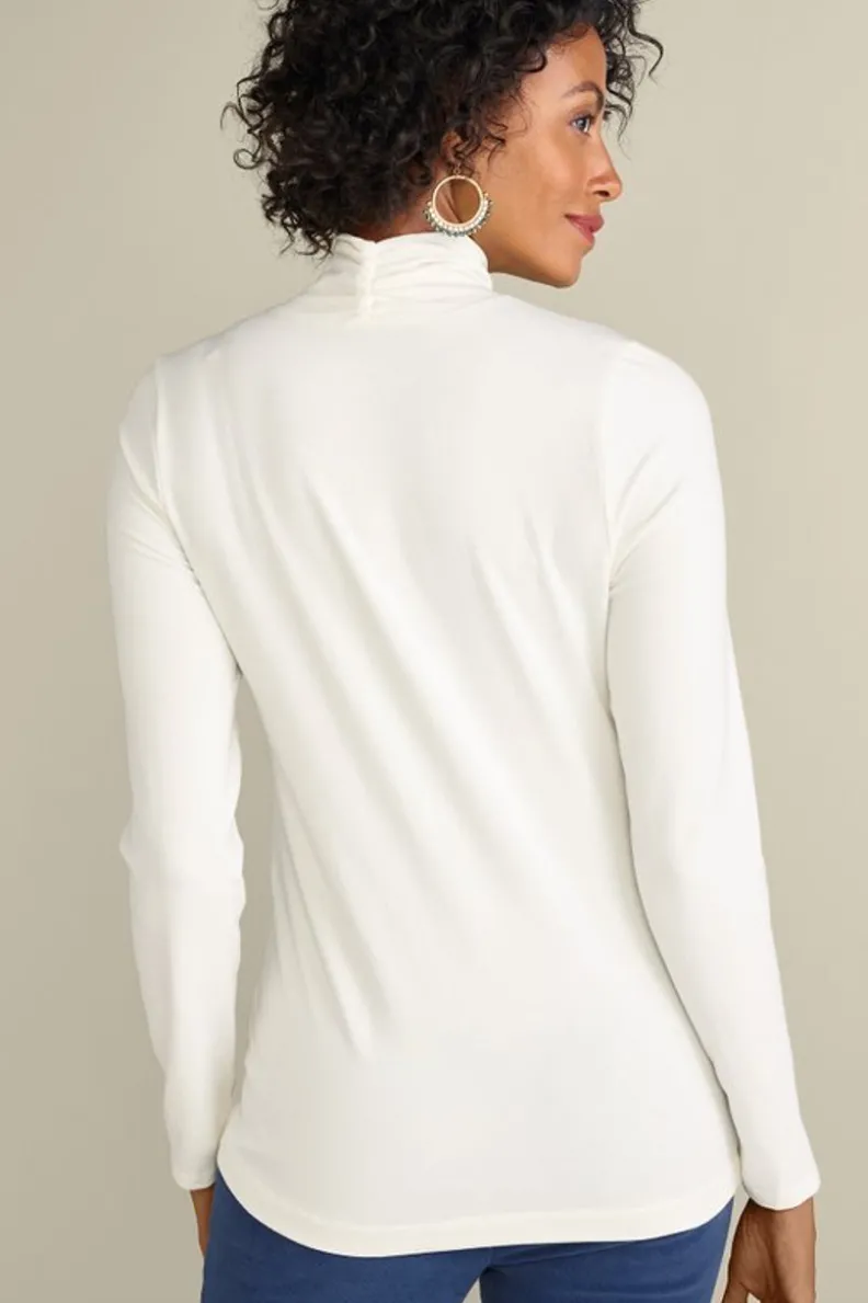 Jerséis Sandie de Punto Acogedor - Cuello Alto con Detalles Soft Surroundings