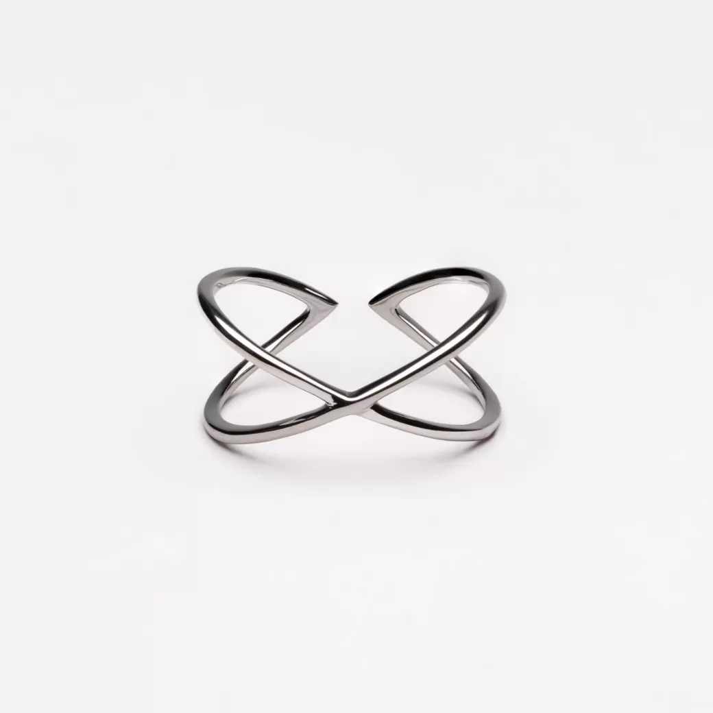 Anillo Cruz de Santorini en Plata - Diseño Mediterráneo con Simbolismo Griego | Oferta Exclusiva Atolea
