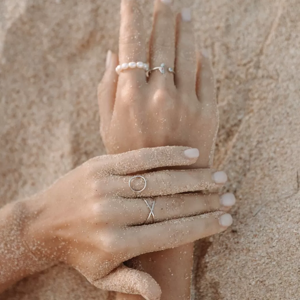 Anillo Cruz de Santorini en Plata - Diseño Mediterráneo con Simbolismo Griego | Oferta Exclusiva Atolea