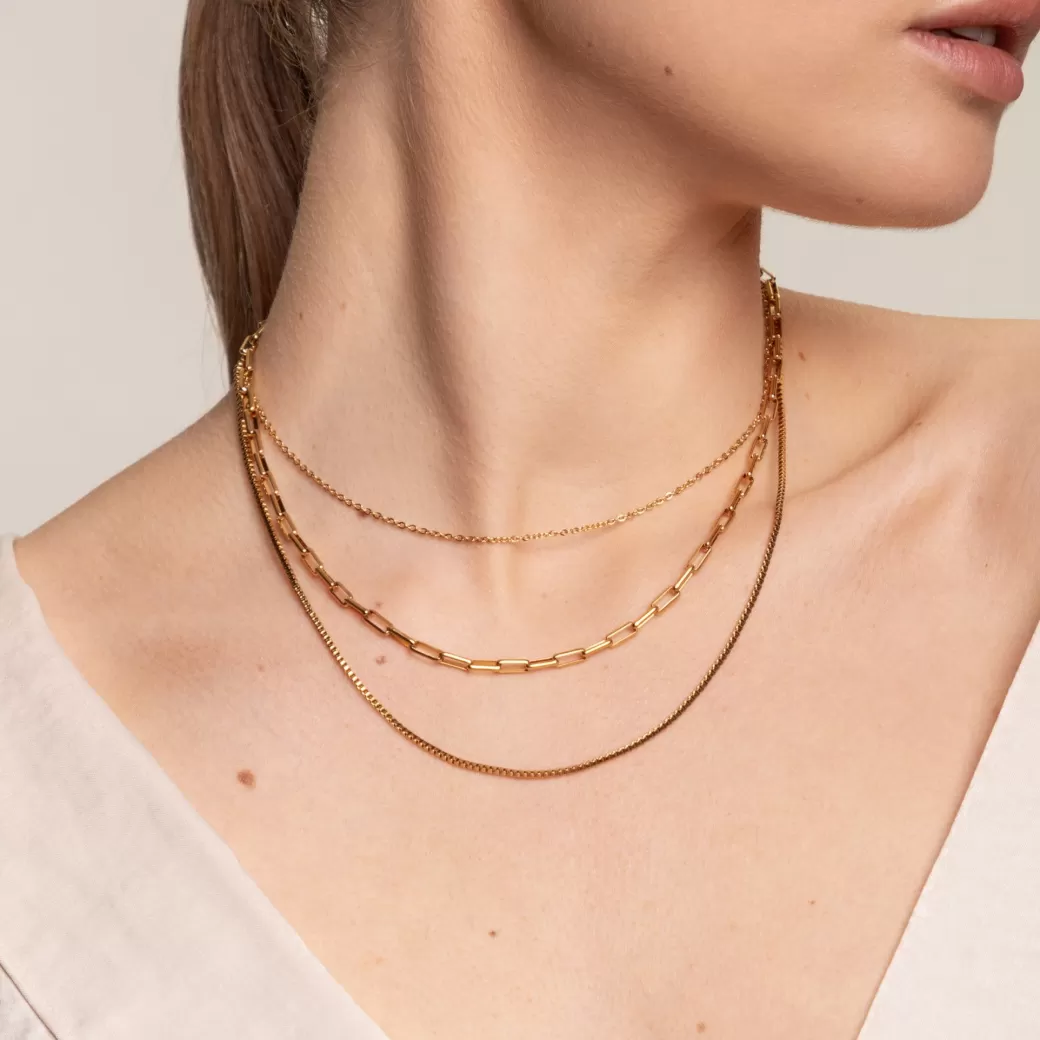 Collar Saona de Capas Superpuestas - Estilo Bohemio con Detalles Dorados | Oferta Exclusiva en Joyería Atolea