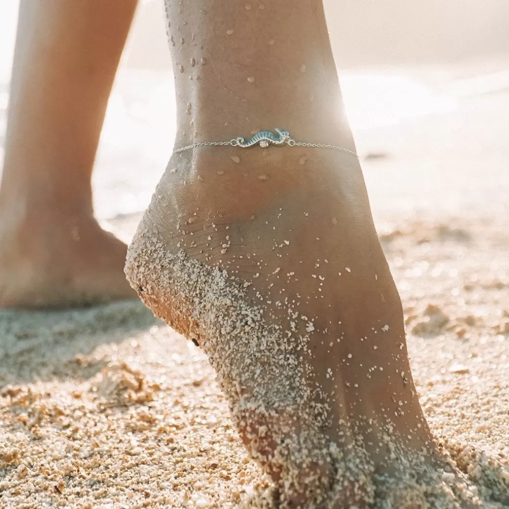¡Últimas unidades! Pulsera tobillera caballito de mar - Oferta flash en Joyería Atolea