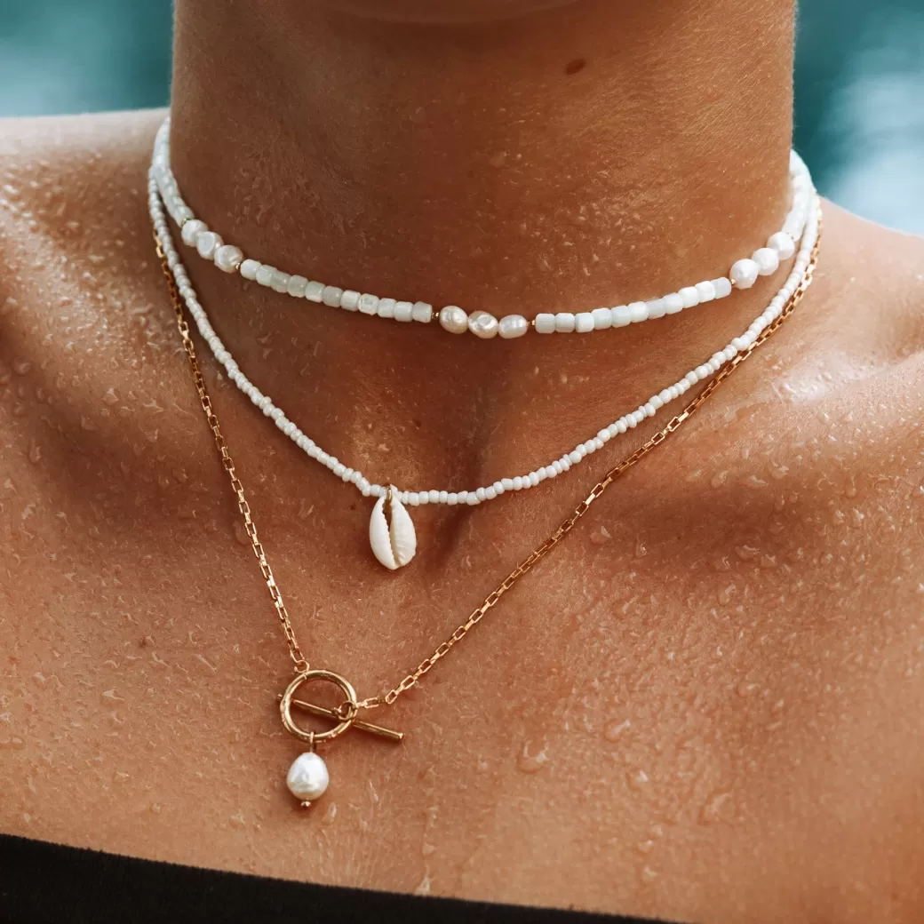 Collar Boho de Conchas Marinas - Joyería Atolea con Estilo Costero y Precio Accesible