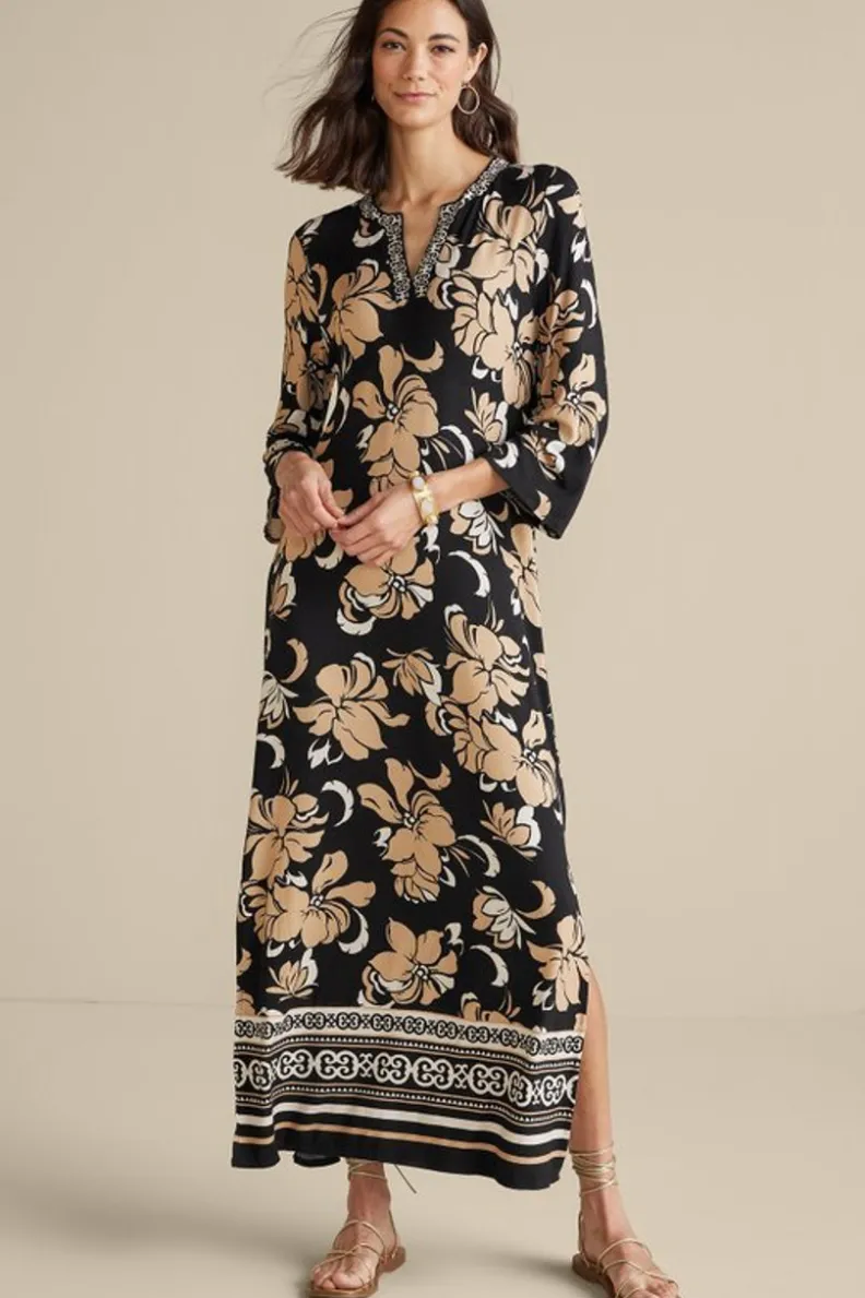 Vestido Largo Sedona de Soft Surroundings - Tejido Suave y Fluido para una Silueta Elegante