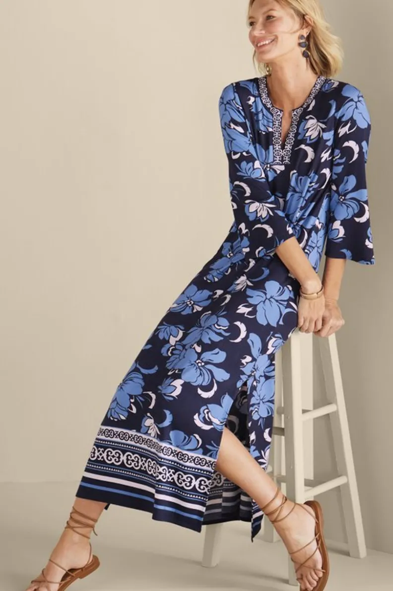 Vestido Largo Sedona de Soft Surroundings - Tejido Suave y Fluido para una Silueta Elegante