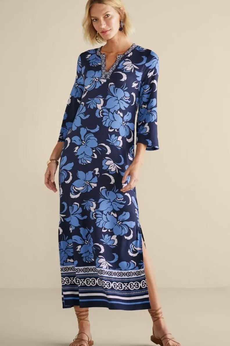Vestido Largo Sedona de Soft Surroundings - Tejido Suave y Fluido para una Silueta Elegante