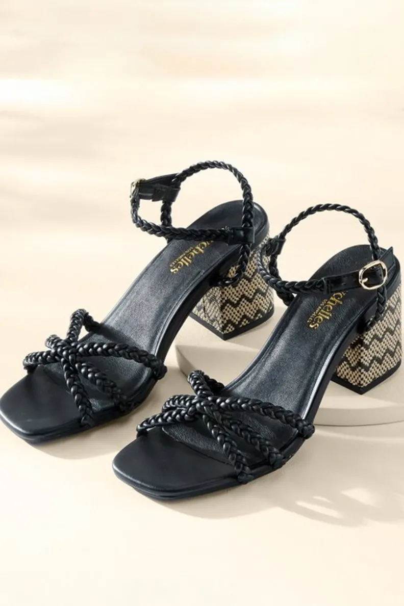 Sandalias Seychelles de Soft Surroundings - Comodidad Ultraligera en Negro con Diseño Ergonómico