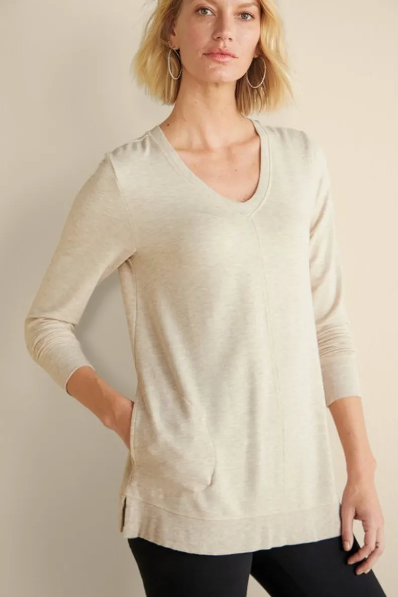 Túnicas Cómodas y Leggings - Conjunto Relax Siesta de Soft Surroundings en Tejido Ultra Suave