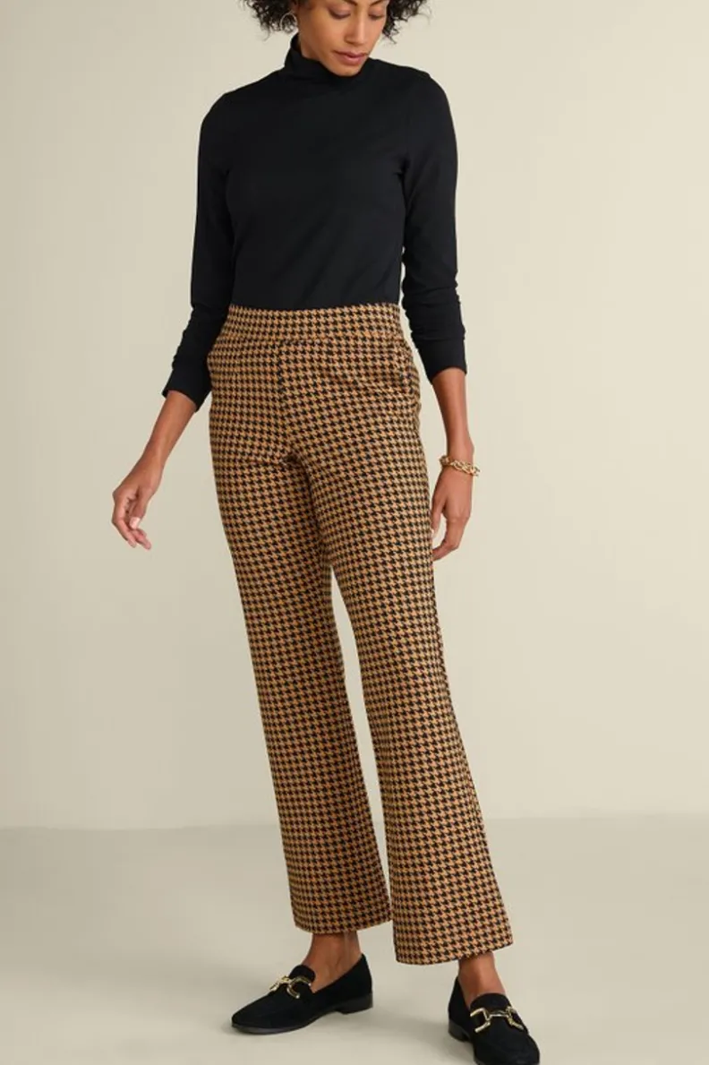 Pantalones Elegantes de Tela Ponte con Corte Bootcamp - Comodidad Premium de la Colección Esencial Soft Surroundings