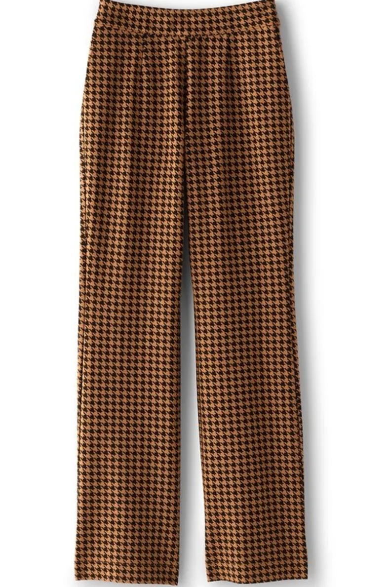 Pantalones Elegantes de Tela Ponte con Corte Bootcamp - Comodidad Premium de la Colección Esencial Soft Surroundings