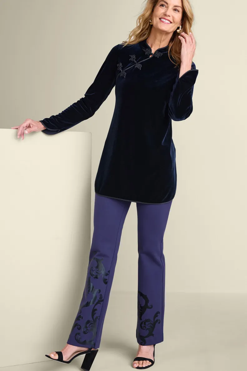 Pantalones Elegantes de Tela Ponte con Corte Bootcamp - Comodidad Premium de la Colección Esencial Soft Surroundings
