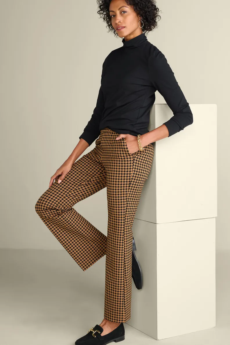 Pantalones Elegantes de Tela Ponte con Corte Bootcamp - Comodidad Premium de la Colección Esencial Soft Surroundings